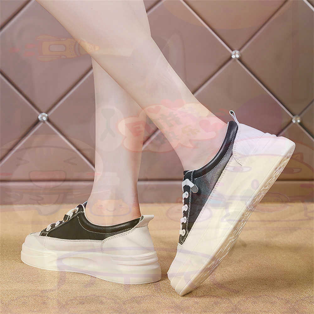 Badminton Vietnam - Mocasines gruesos con cordones para mujer,