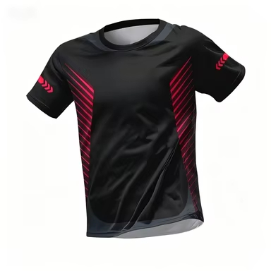 Badminton Wallpaper - Camiseta Deportiva Casual de Manga Corta