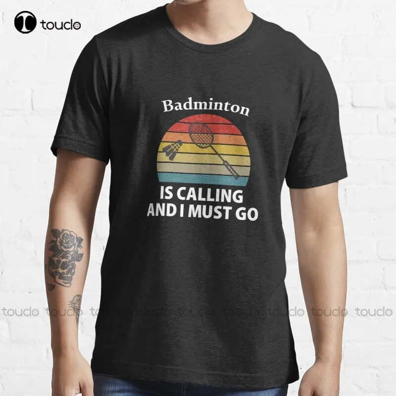 Badminton News - Nuevo bádminton está llamando-Camiseta estilo círculo