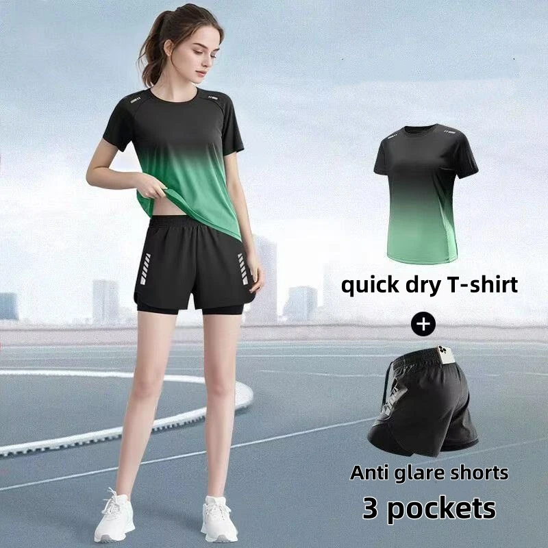 Badminton Wallpaper - Conjunto de ropa deportiva para mujer,