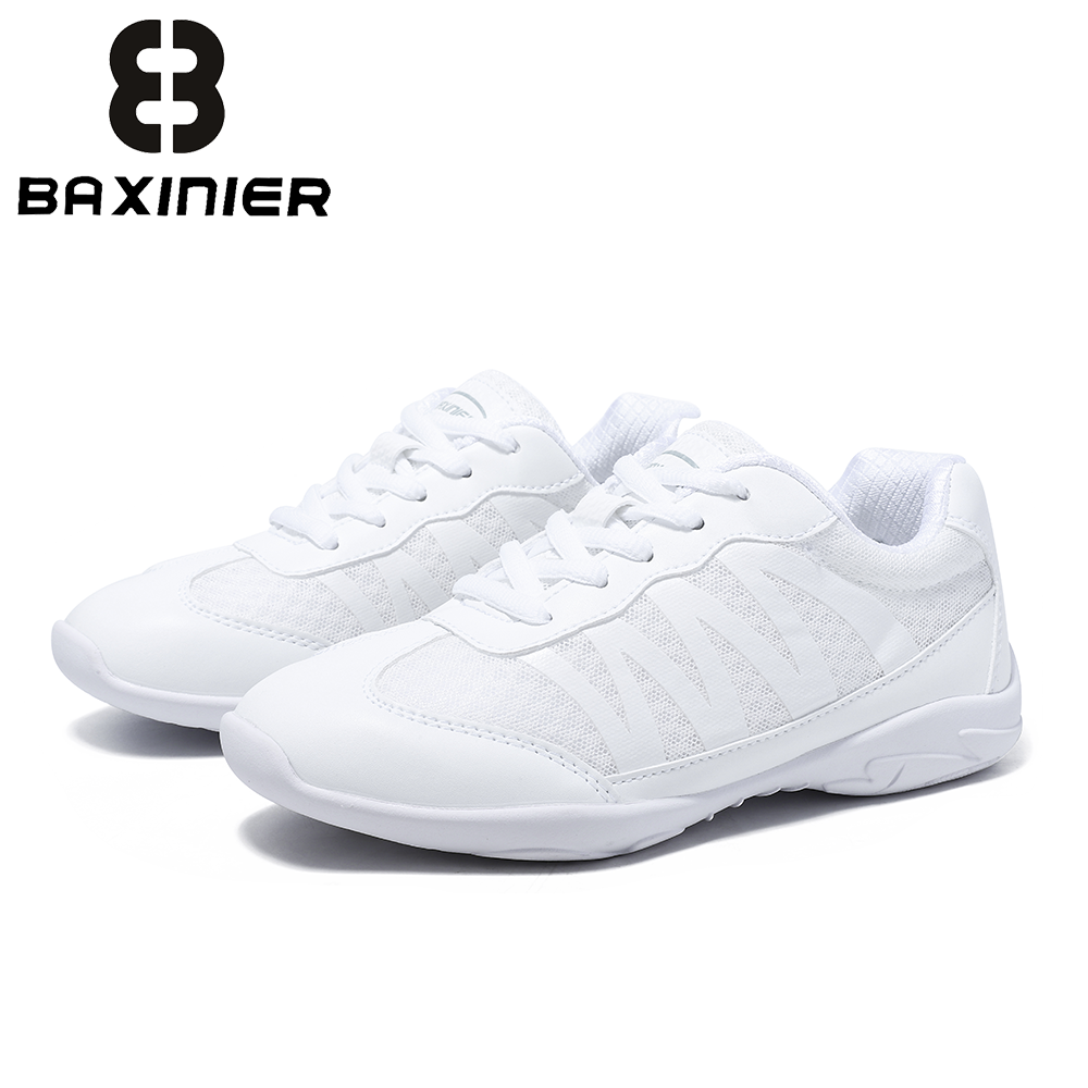 Badminton Grip - Zapatillas Deportivas Blancas BAXINIER para Niñas,
