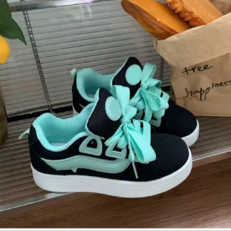 Badminton Korea - Zapatillas Vulcanizadas Negras para Mujer, Estilo