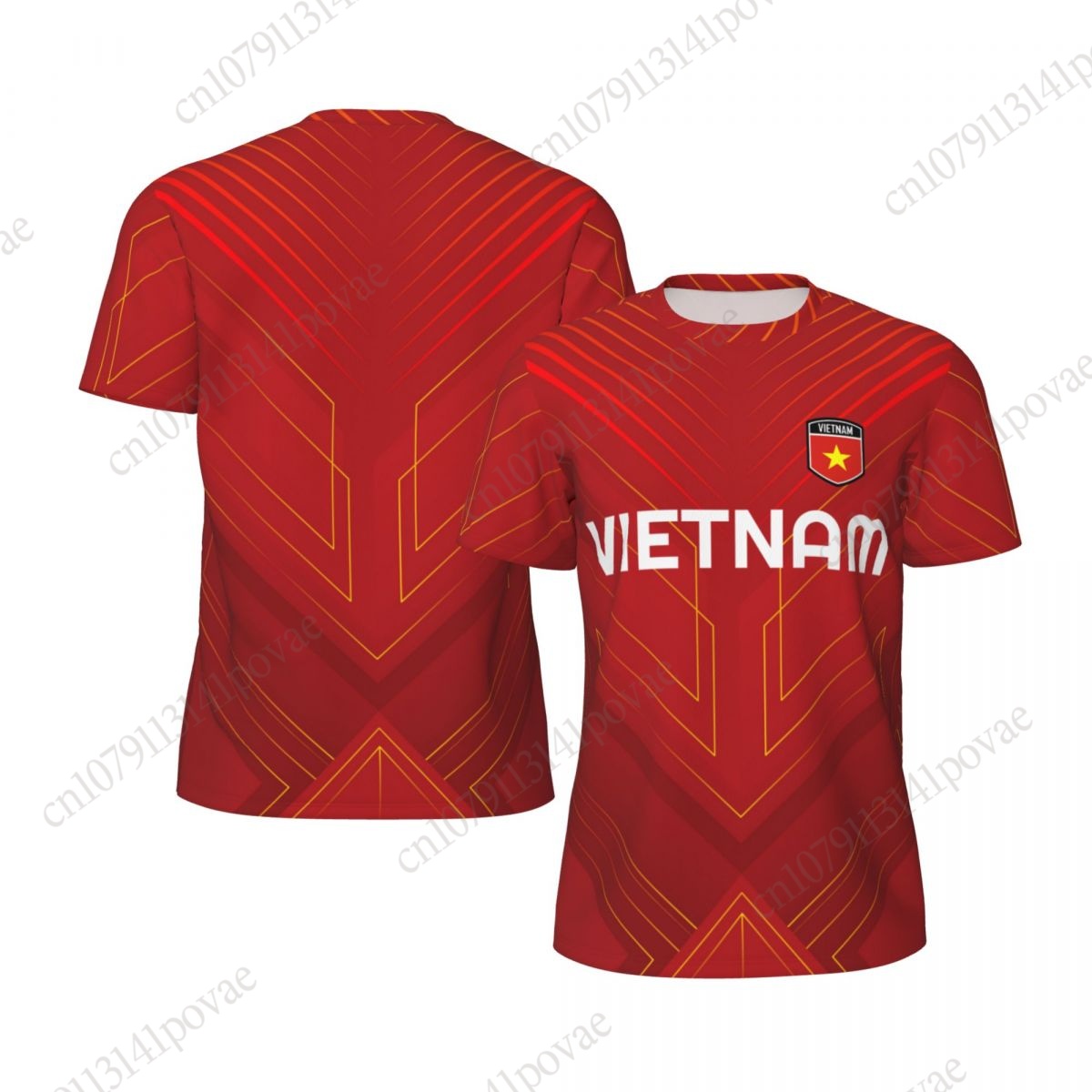 Badminton Vietnam - Camisetas con bandera de VIETNAM para