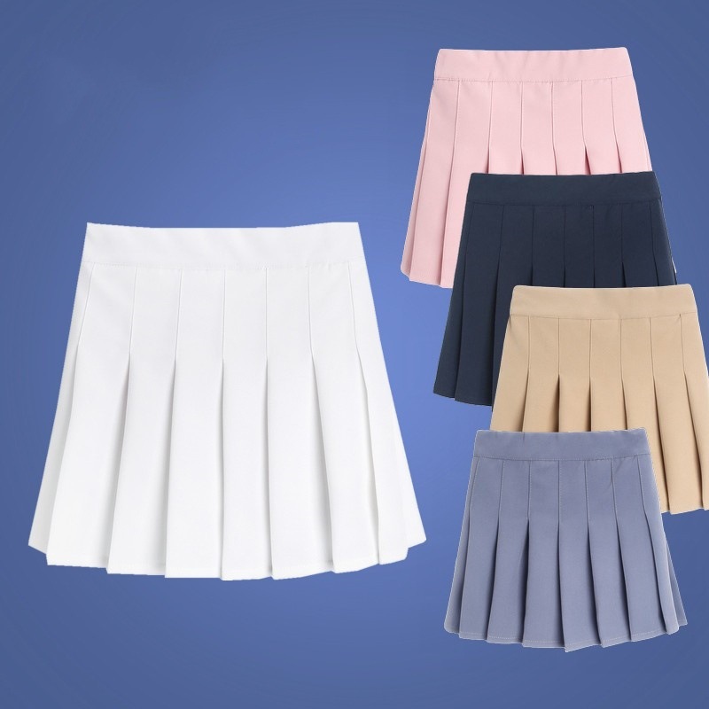 Badminton Korea - Falda Corta para Niñas, Falda Plisada