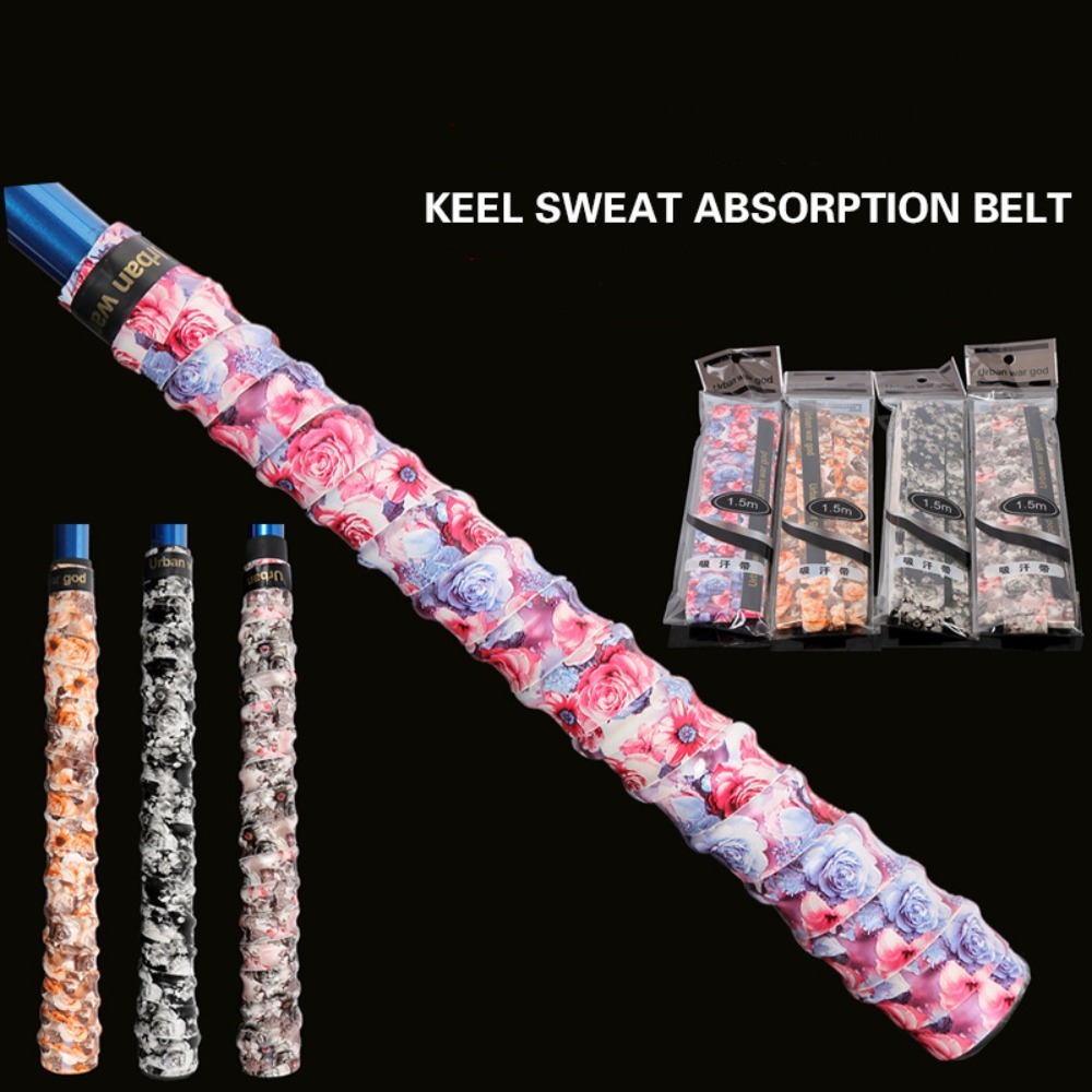 Badminton Grip - Caña de pescar antideslizante de 1,5