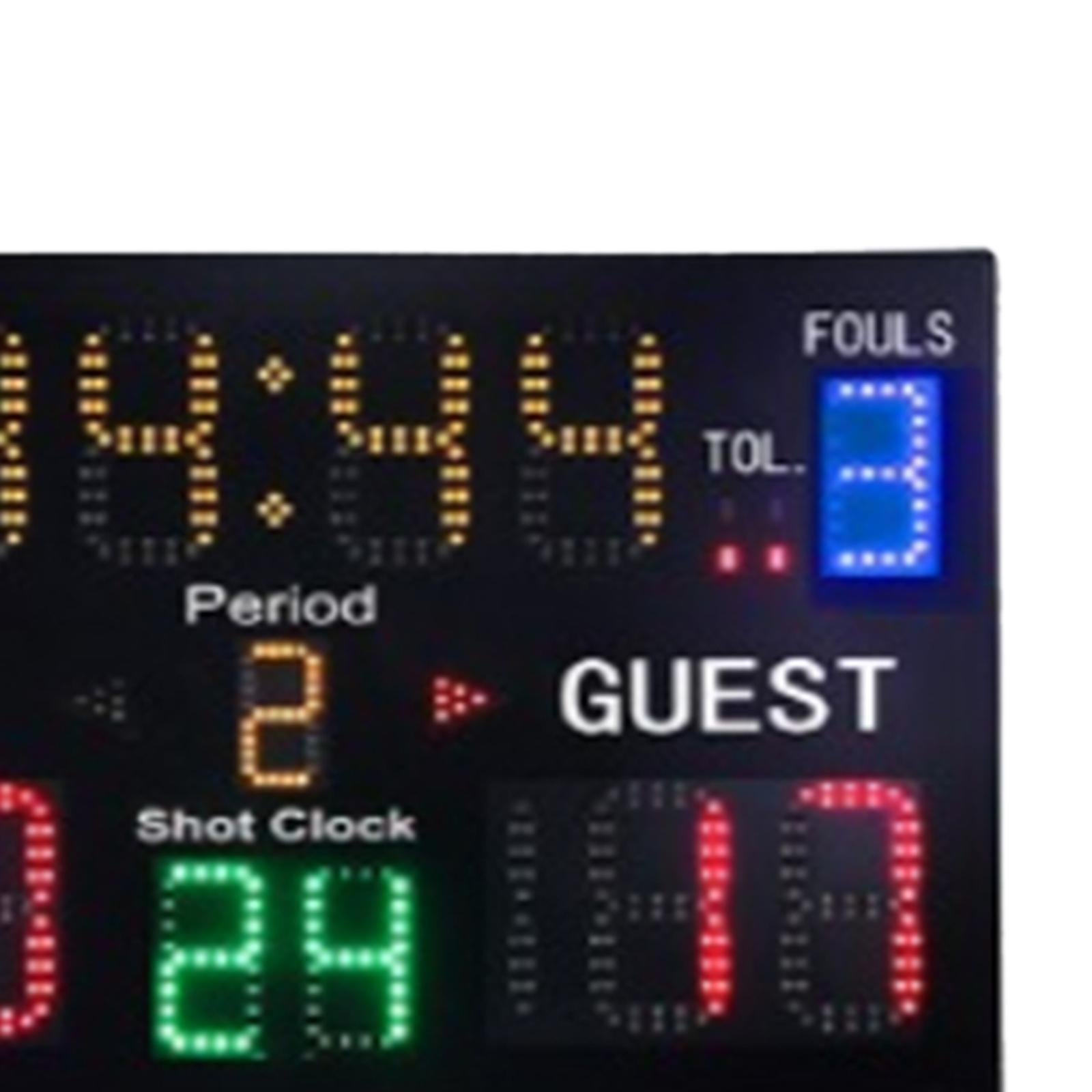 Scoreboard Digital - Marcador de baloncesto para interiores con