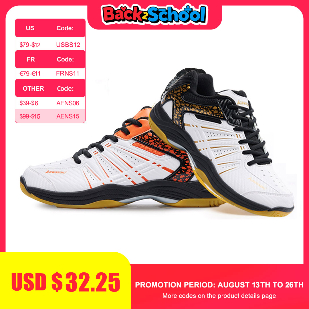 Badminton Footwork - Zapatos de bádminton Kawasaki, zapatillas deportivas