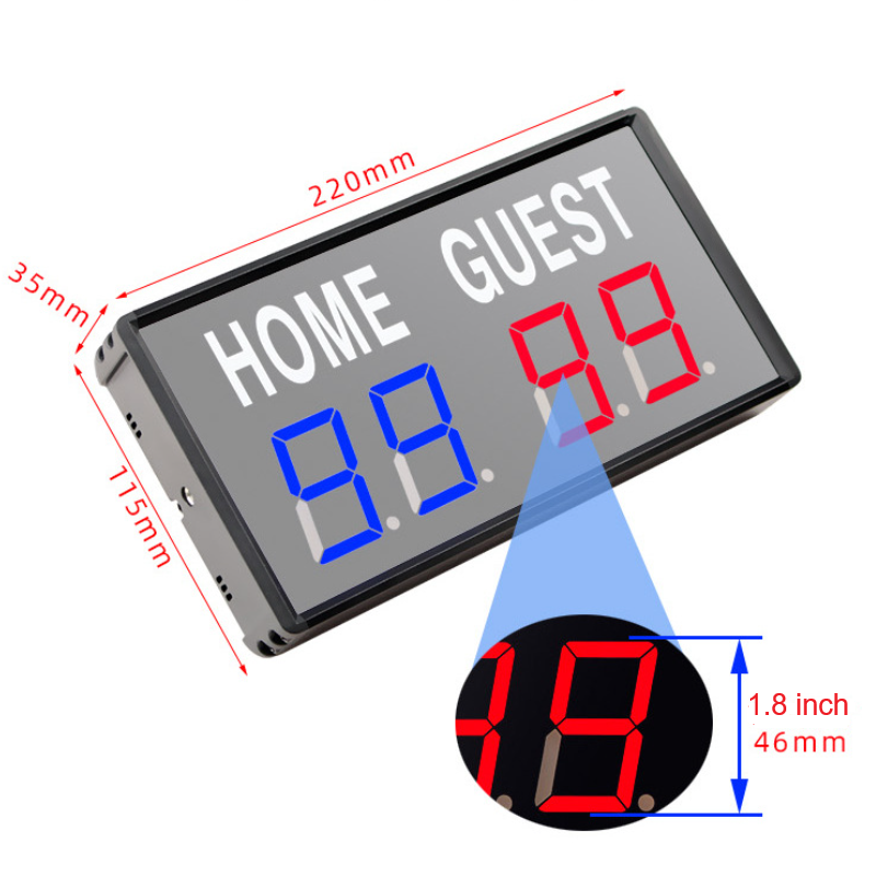 Marcador Electrónico LED de 4  - Scoreboard Digital reseña y precio