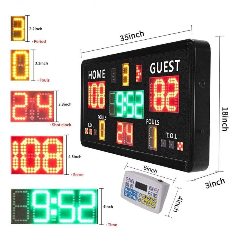 Panel de Control Portátil para - Scoreboard Digital reseña y precio