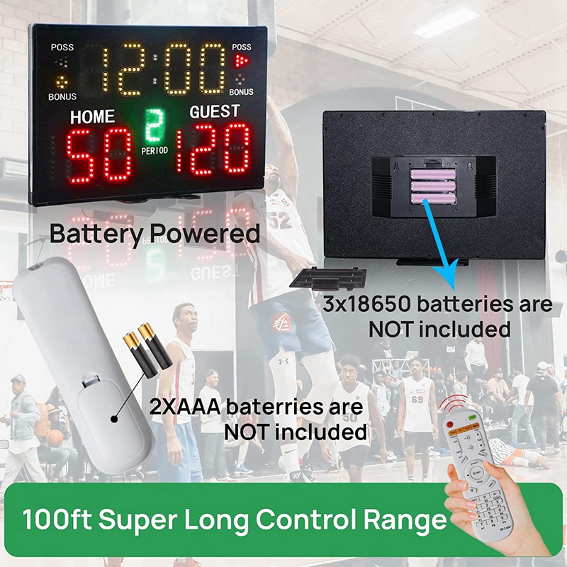 Marcador electrónico de balonc - Scoreboard Digital reseña y precio