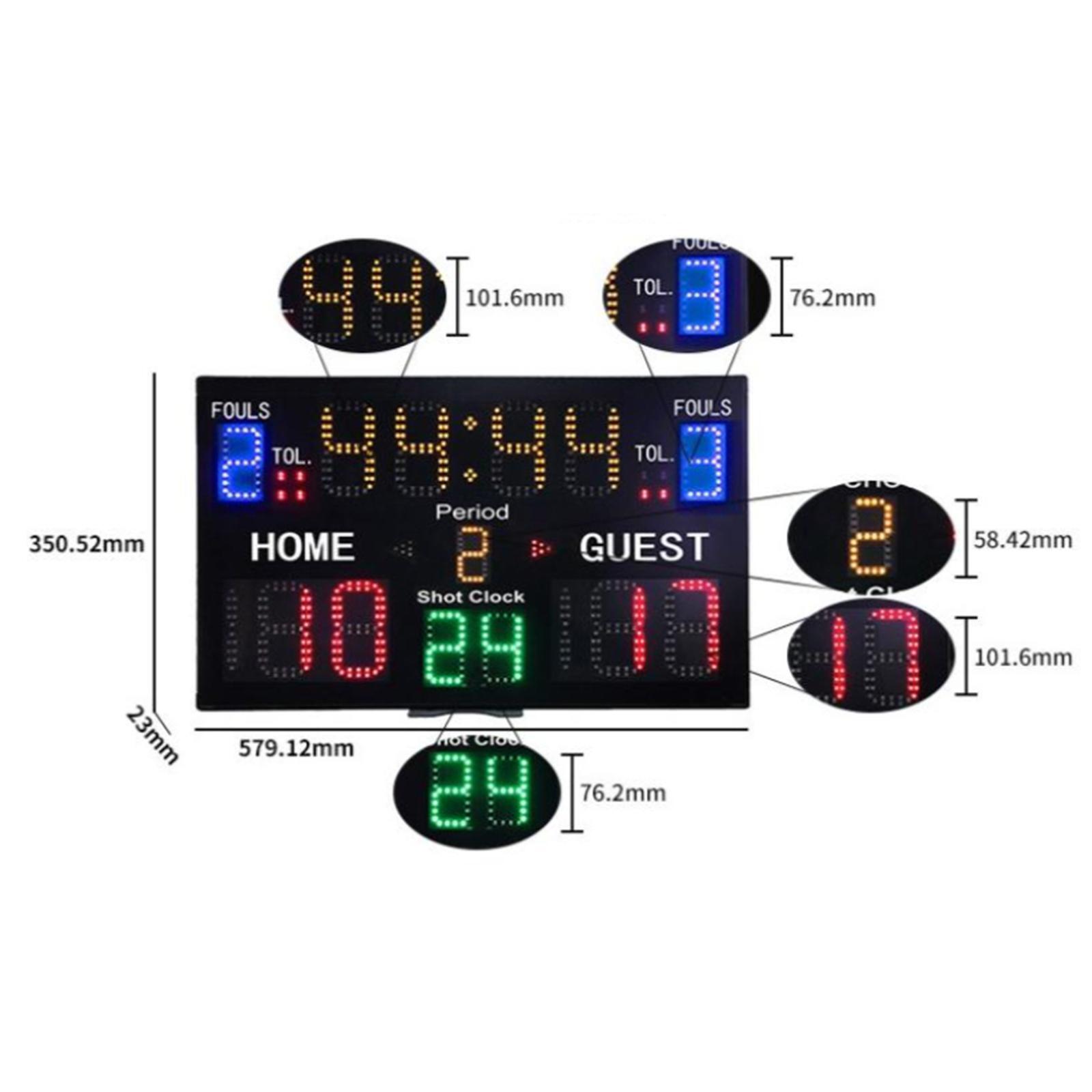 Marcador de baloncesto para in - Scoreboard Digital reseña y precio