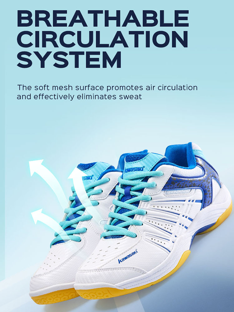 Zapatos de bádminton Kawasaki, - Badminton Footwork reseña y precio